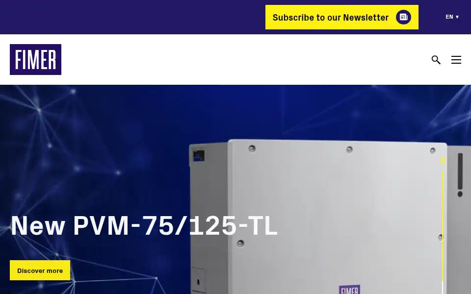 Screenshot of fimer.com
