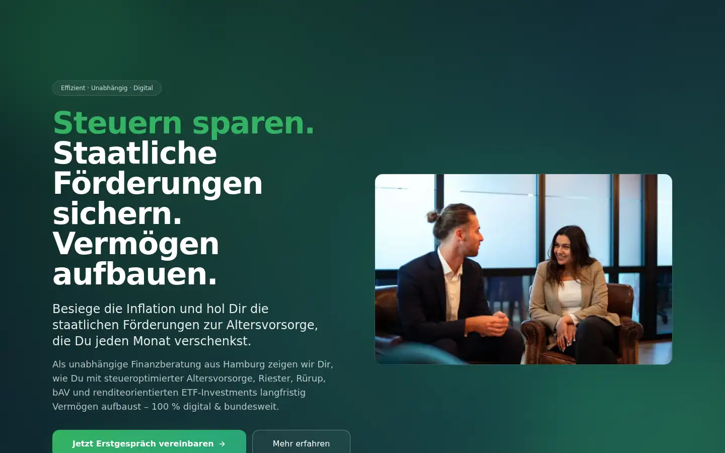 Screenshot of finable.de