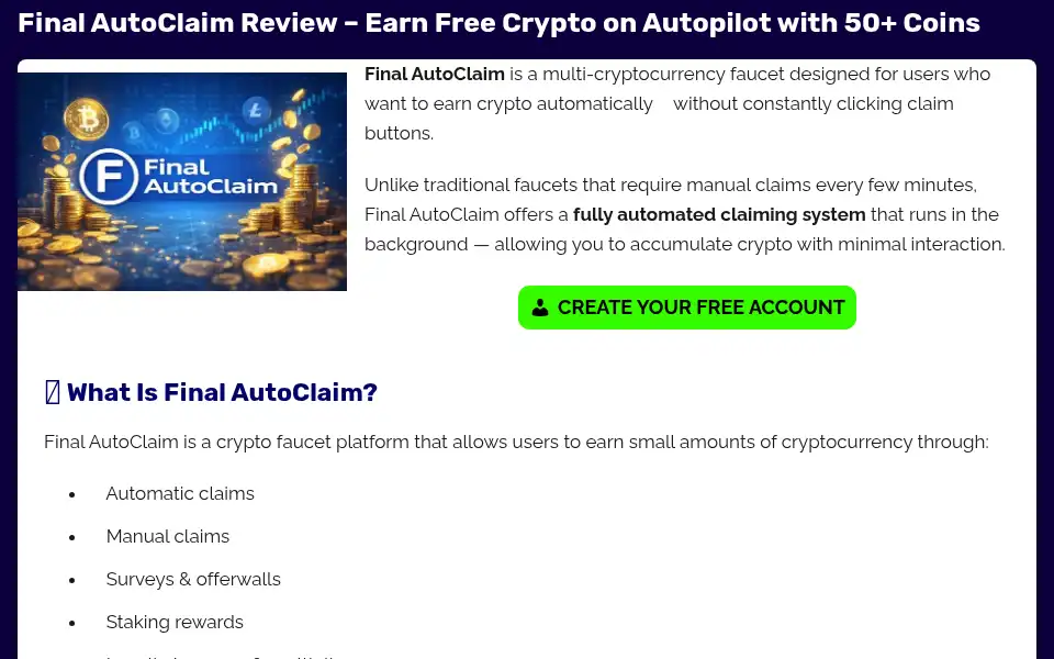 Screenshot of finalautoclaim.com