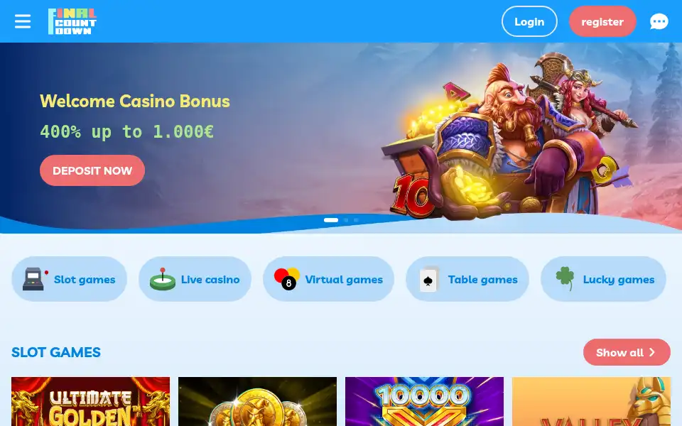 Screenshot of finalcountdown.co