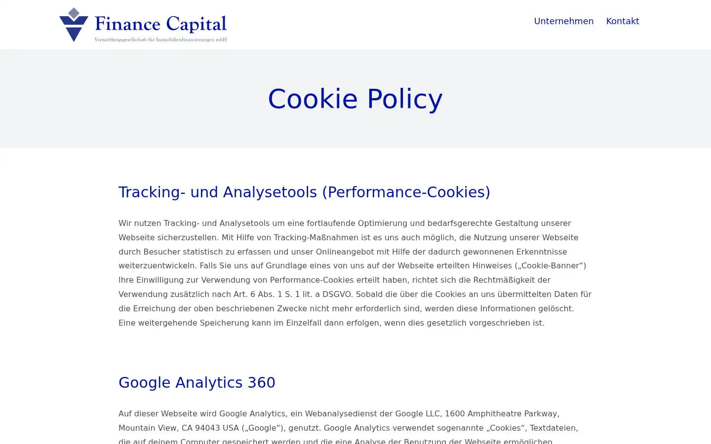 Screenshot of finance-capital.de
