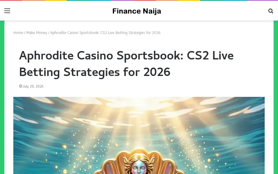 Screenshot of financenaija.com