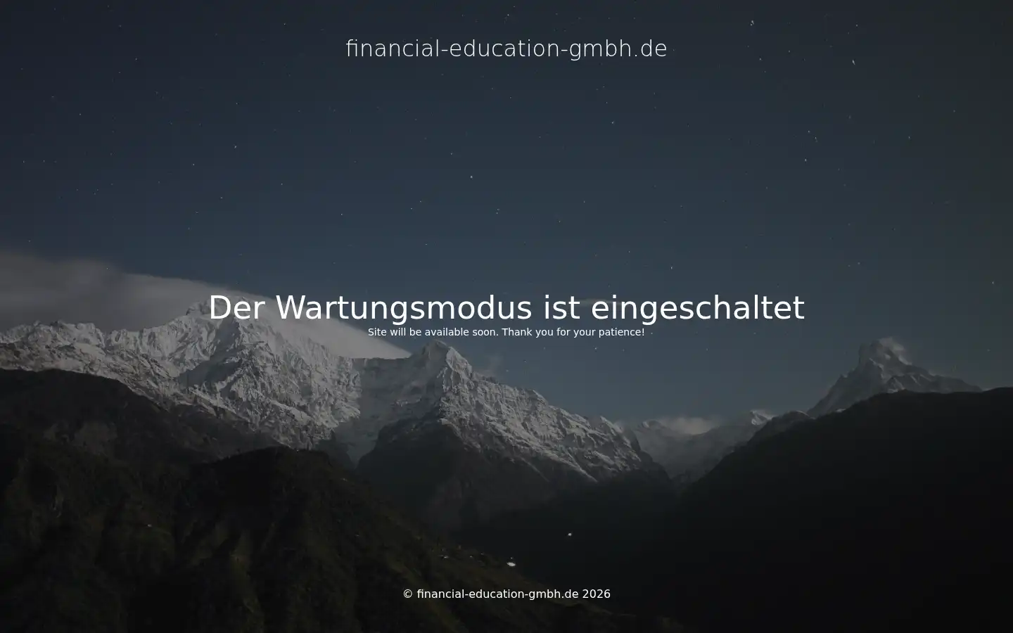 Screenshot of financial-education-gmbh.de