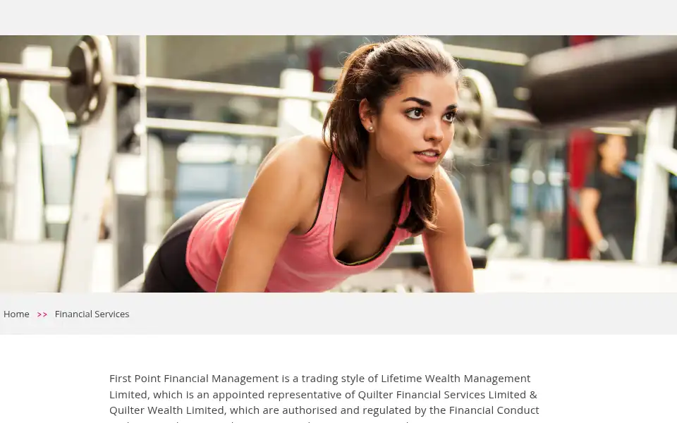 Screenshot of financial.firstpoint.co.uk