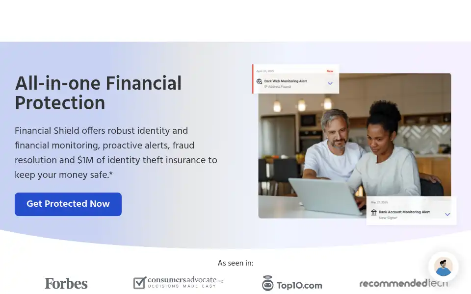 Screenshot of financialshield.com