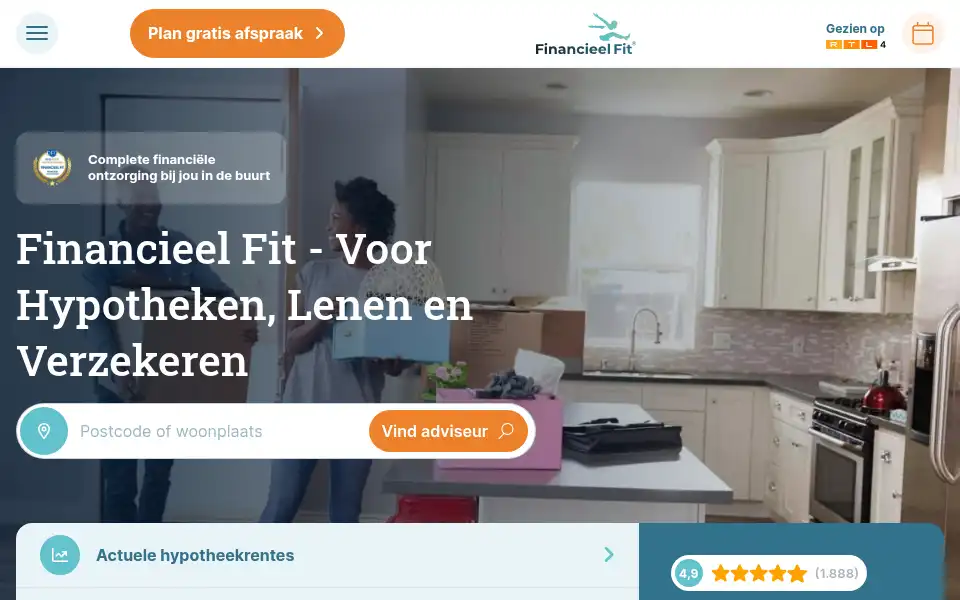 Screenshot of financieelfit.nl