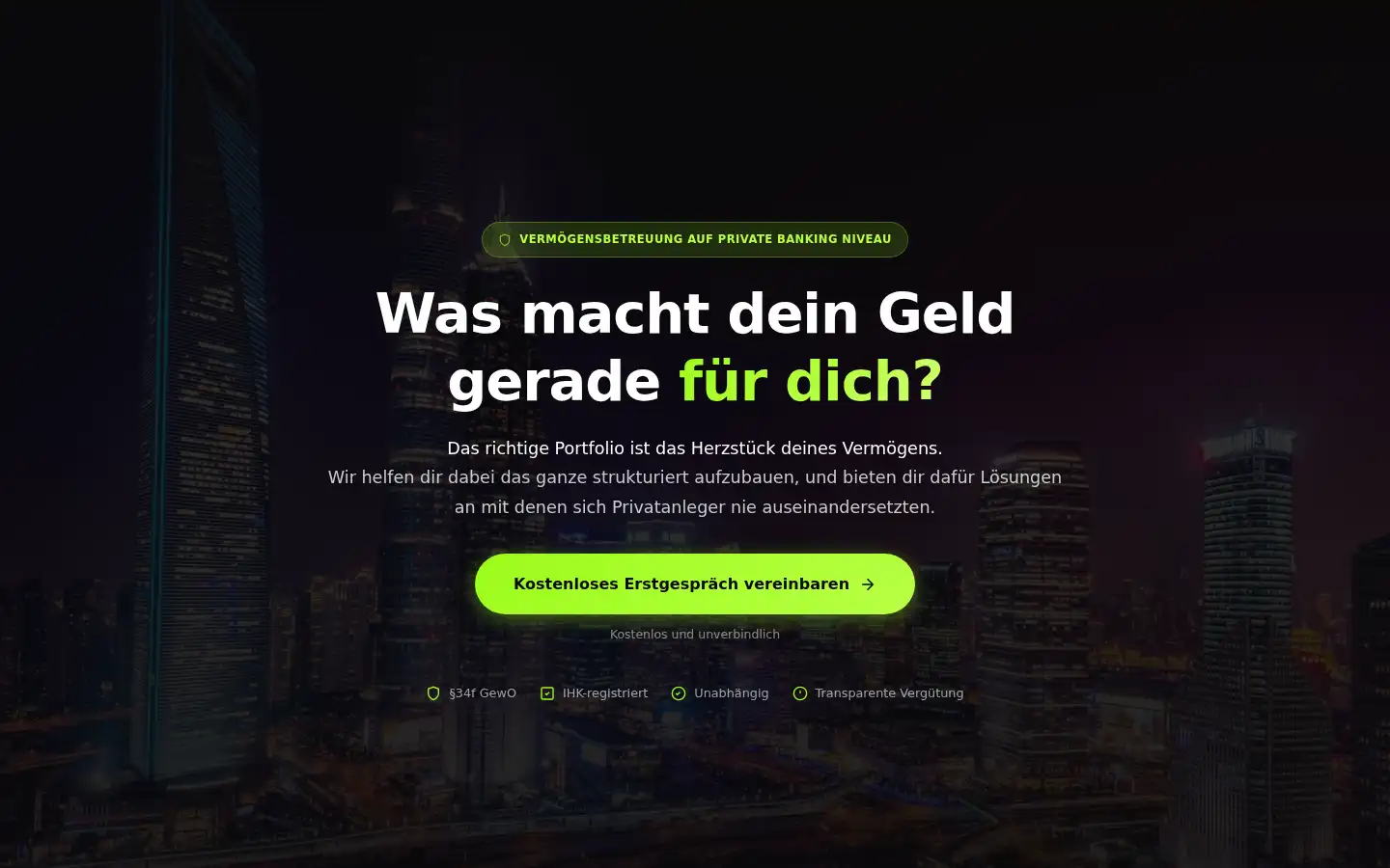 Screenshot of finanzbucht.com