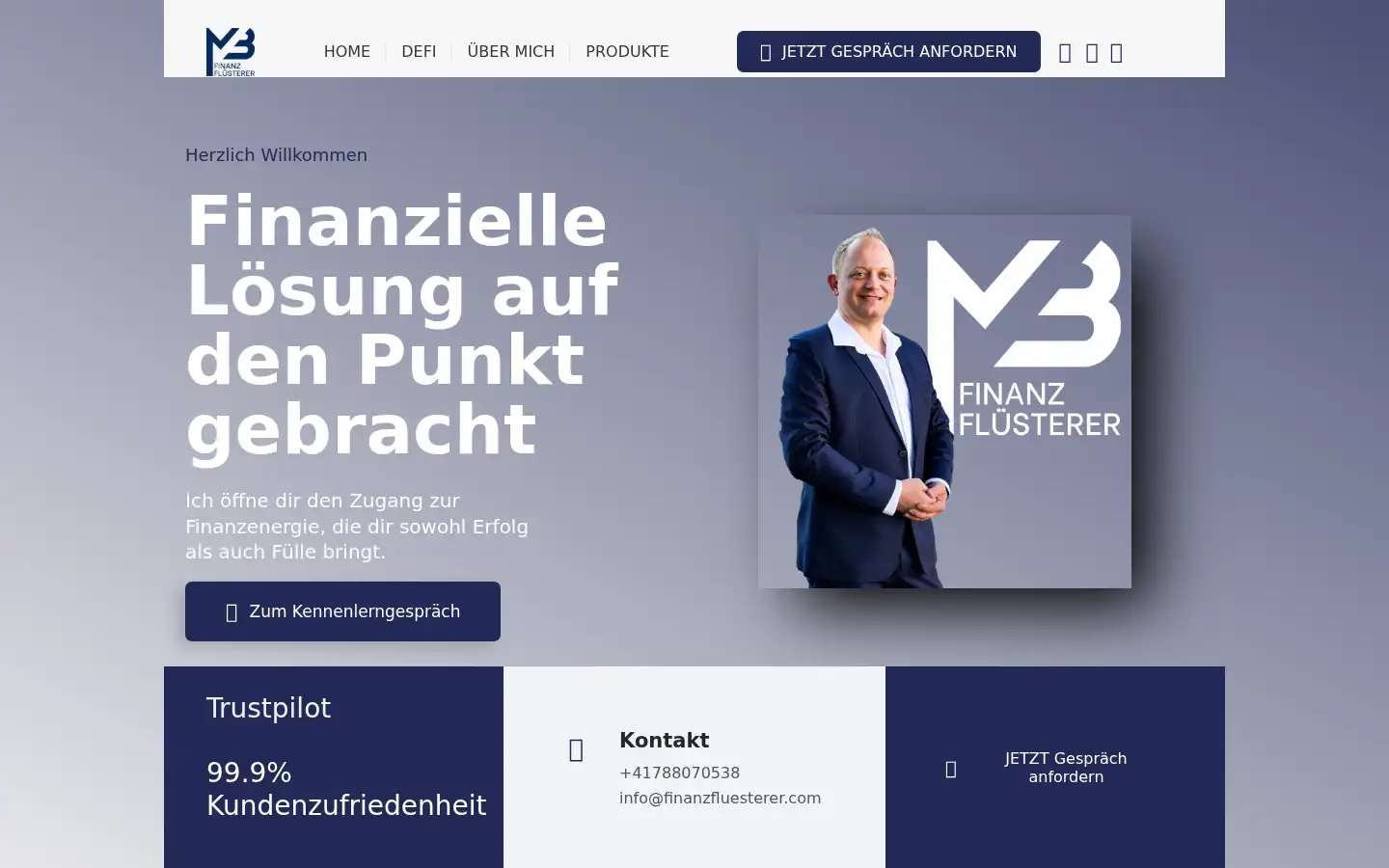 Screenshot of finanzfluesterer.com