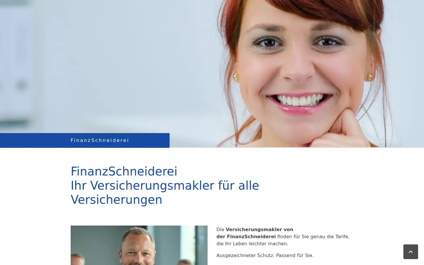 Screenshot of finanzschneiderei-versicherungsmakler.de