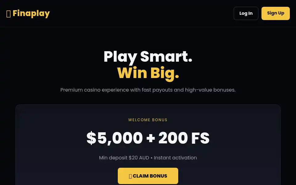 Screenshot of finaplaycasino.top