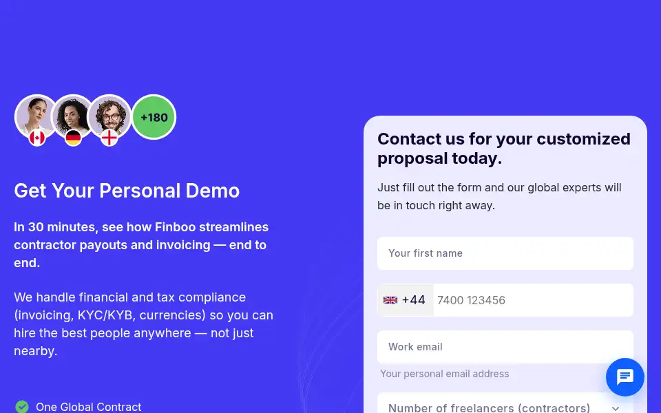 Screenshot of finboo.eu
