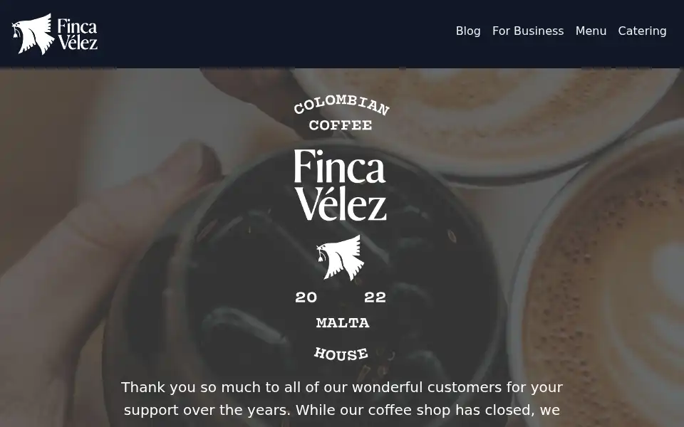 Screenshot of fincavelez.com