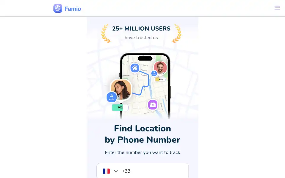 Screenshot of find.famio.live