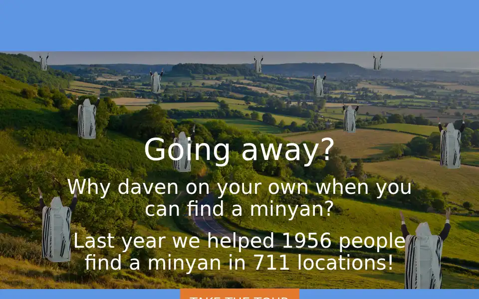 Screenshot of findaminyan.co.uk