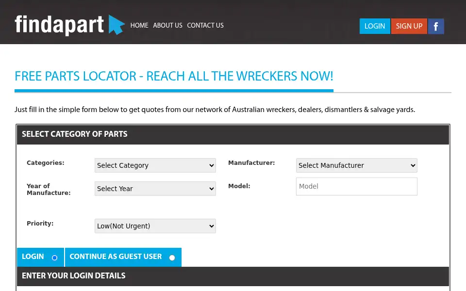 Screenshot of findapart.com.au