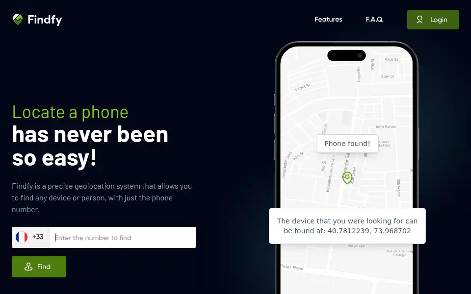 Screenshot of findfy.app