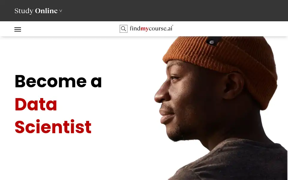 Screenshot of findmycourse.ai