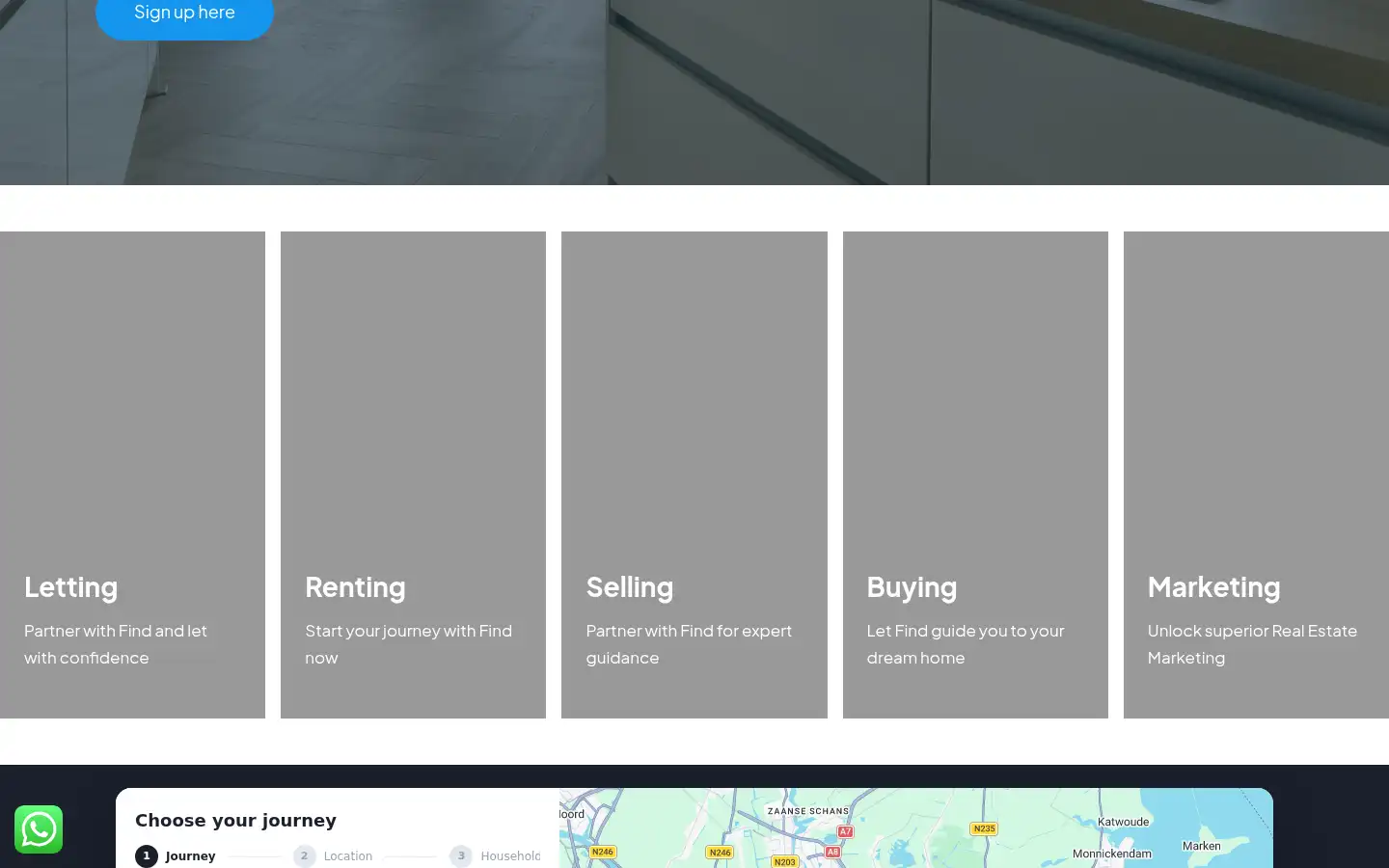 Screenshot of findrealestate.nl