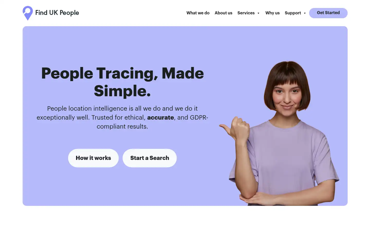 Screenshot of findukpeople.com