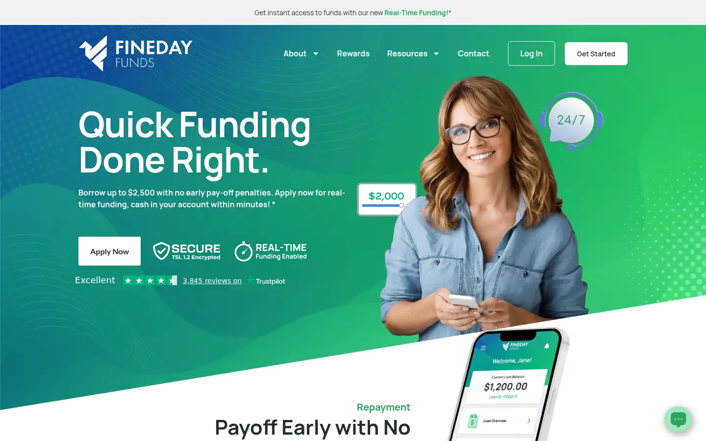 Screenshot of finedayfunds.com