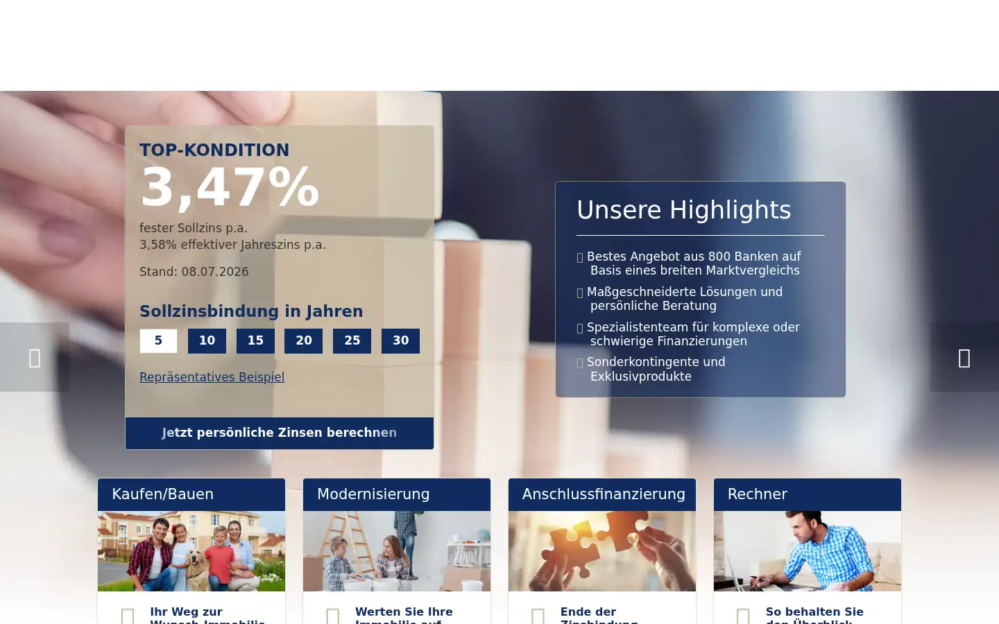 Screenshot of fineo.finance
