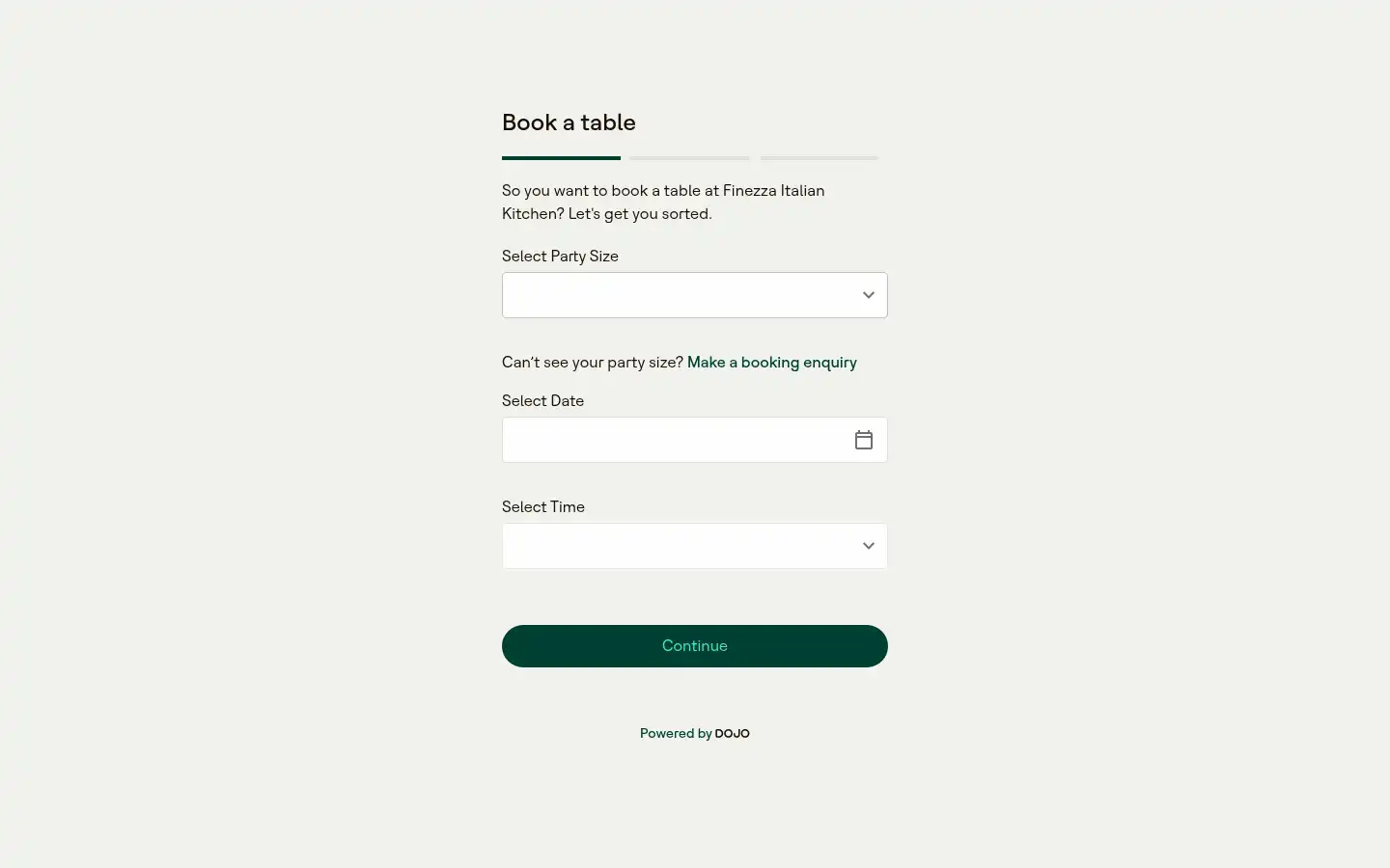 Screenshot of finezzabranksome.co.uk