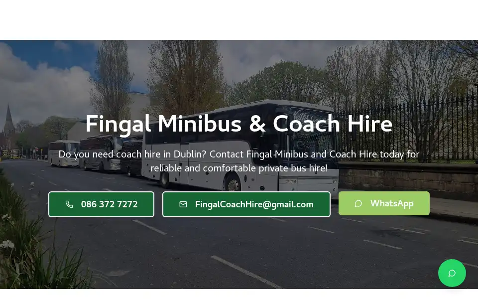 Screenshot of fingalcoaches.ie