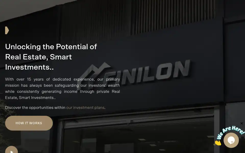 Screenshot of finilon.com