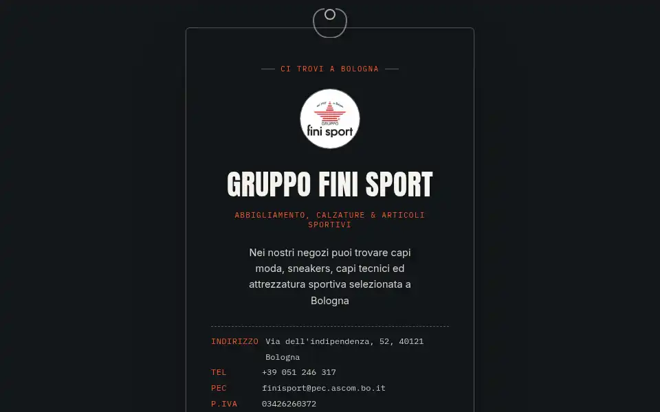 Screenshot of finisport.it