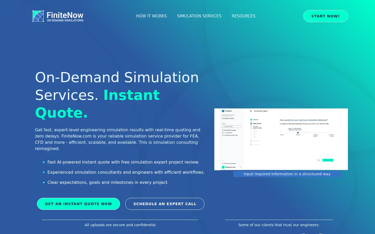 Screenshot of finitenow.com