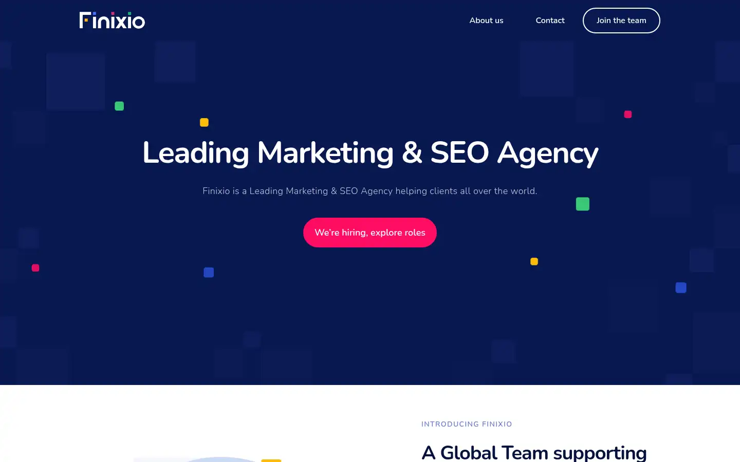 Screenshot of finixio.com