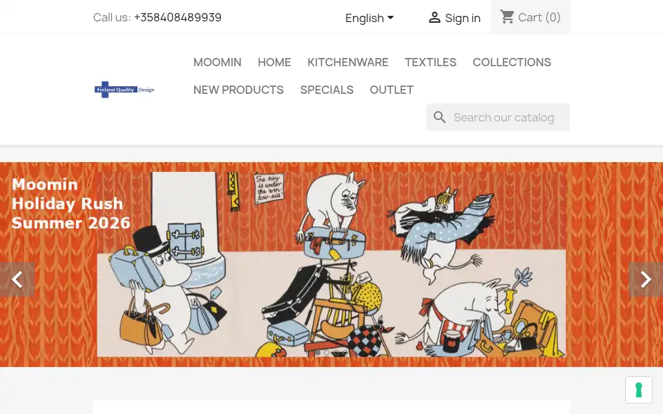Screenshot of finlandquality.com