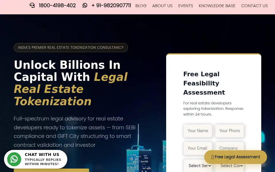 Screenshot of finlaw.in