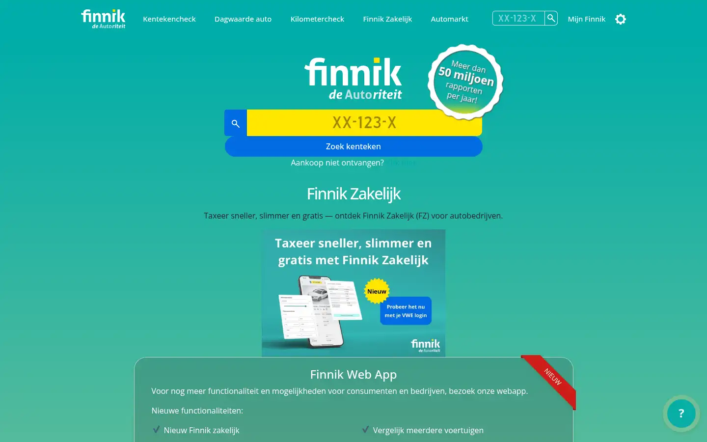Screenshot of finnik.nl
