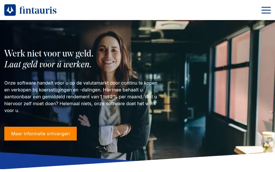 Screenshot of fintauris.nl