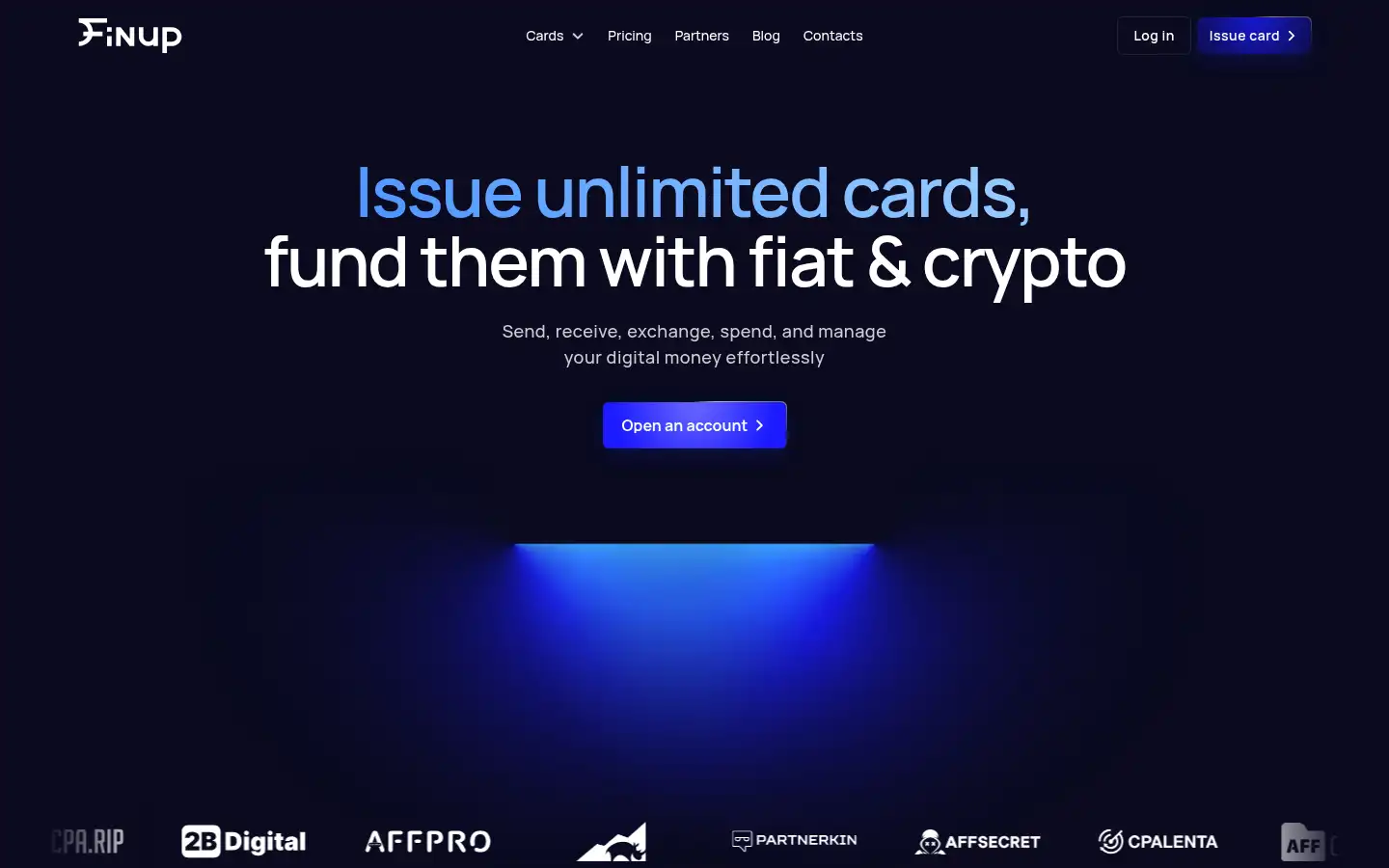 Screenshot of finup.io