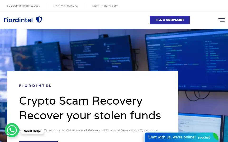 Screenshot of fiordintel.net