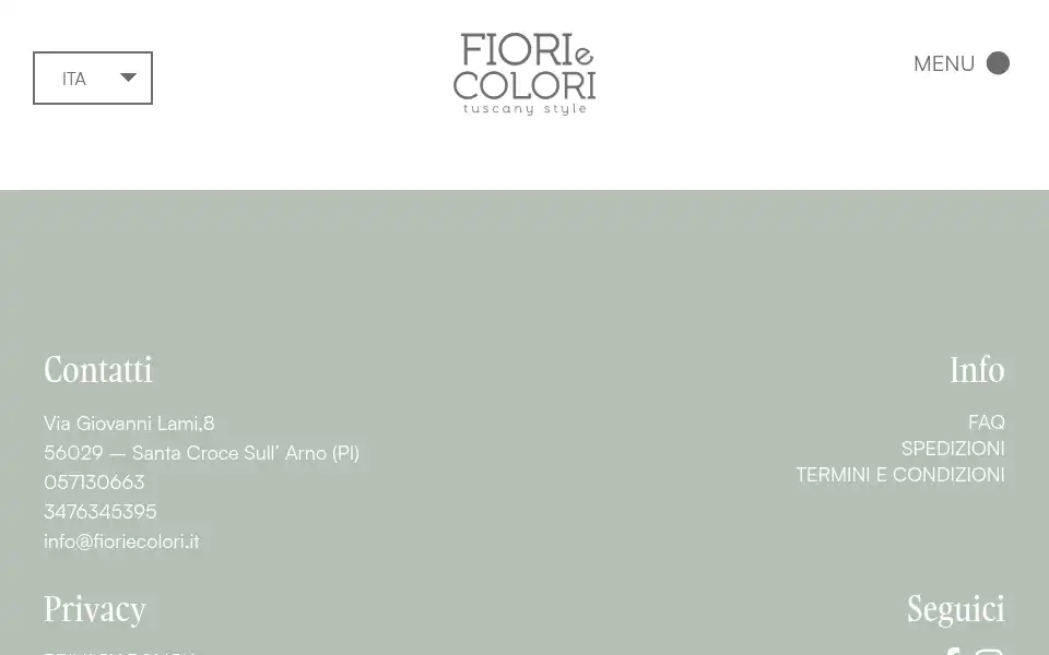 Screenshot of fioriecolori.it