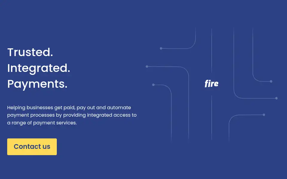 Screenshot of fire.com
