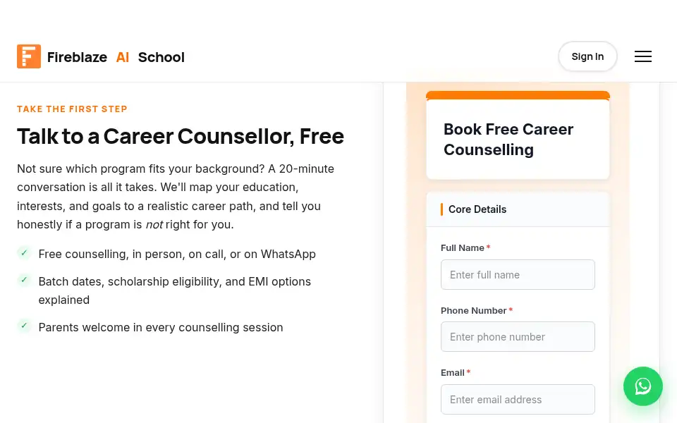 Screenshot of fireblazeaischool.in