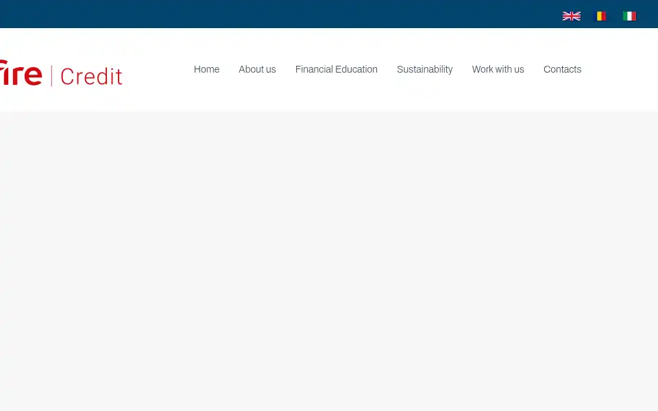 Screenshot of firecredit.eu