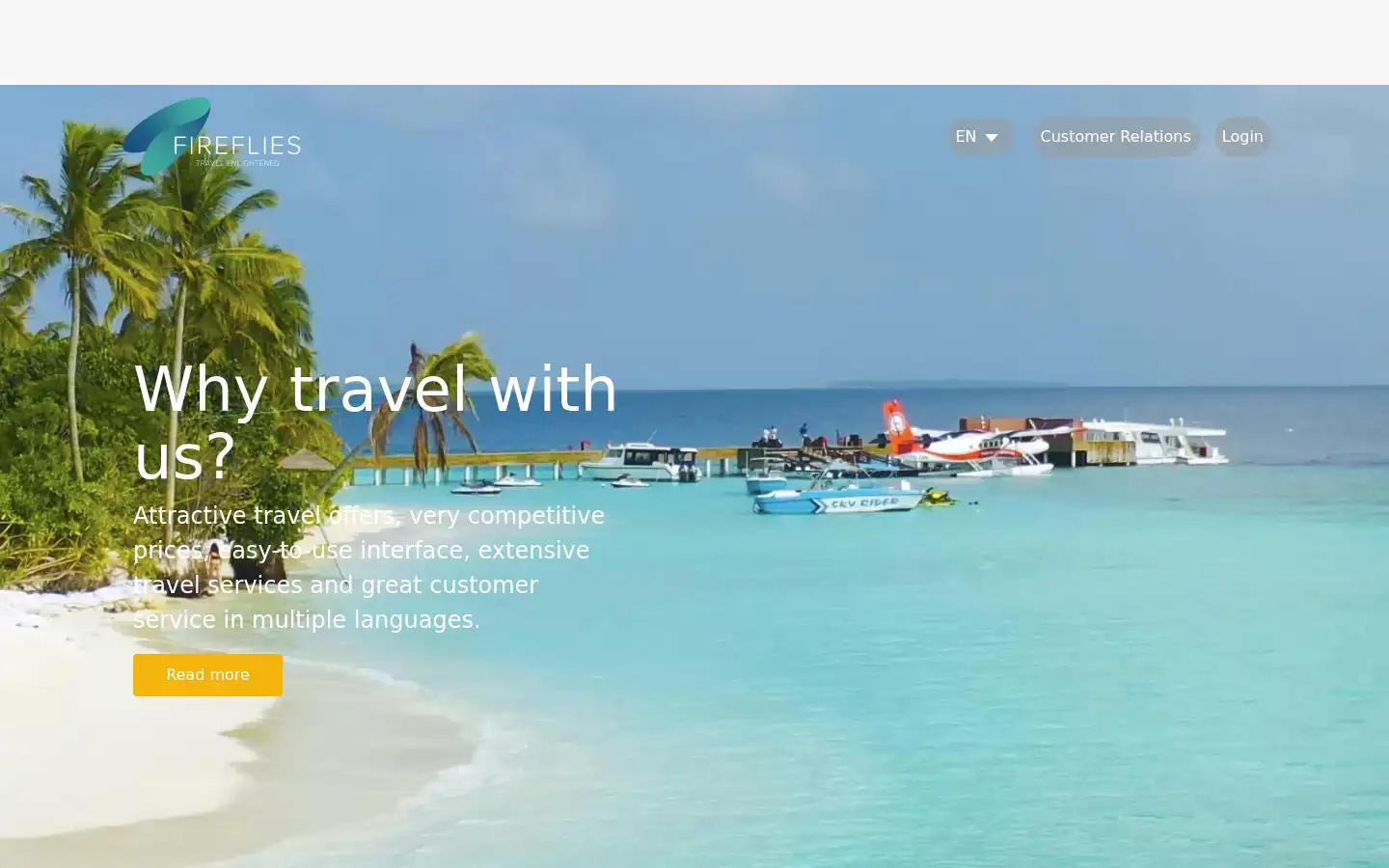 Screenshot of fireflies.com