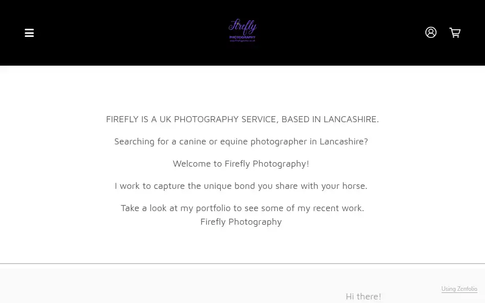Screenshot of fireflyphotos.co.uk