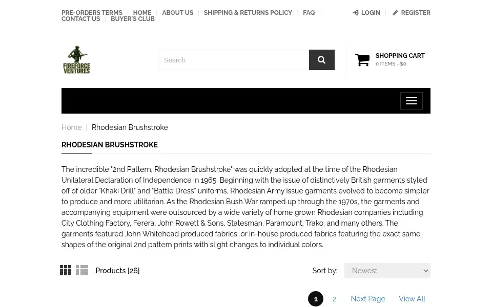 Screenshot of fireforceventures.com