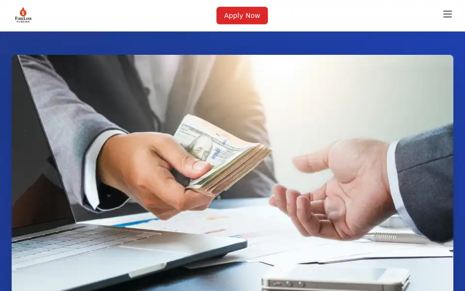 Screenshot of firelinefunding.com