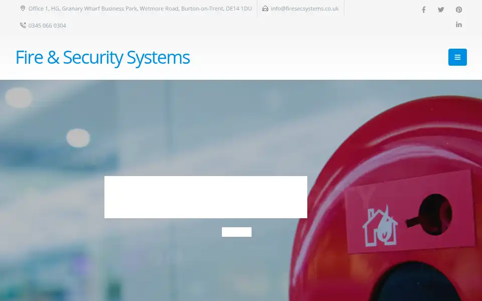 Screenshot of firesecsystems.co.uk
