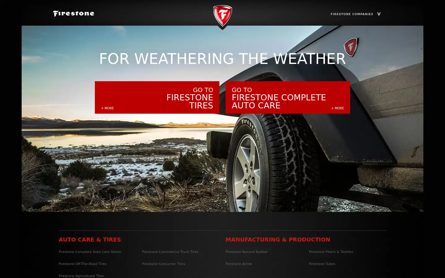 Screenshot of firestone.com