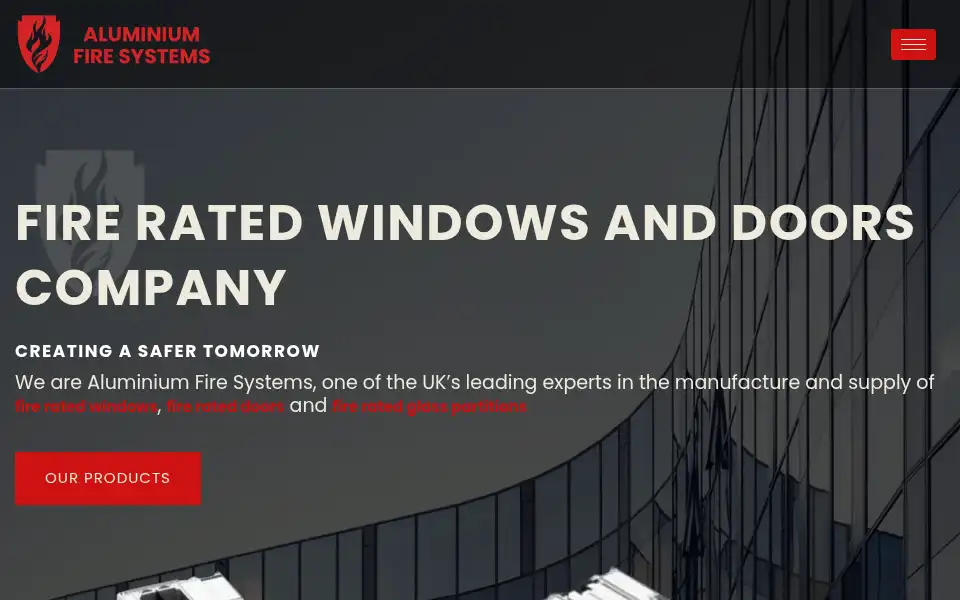 Screenshot of firewindowsdirect.co.uk
