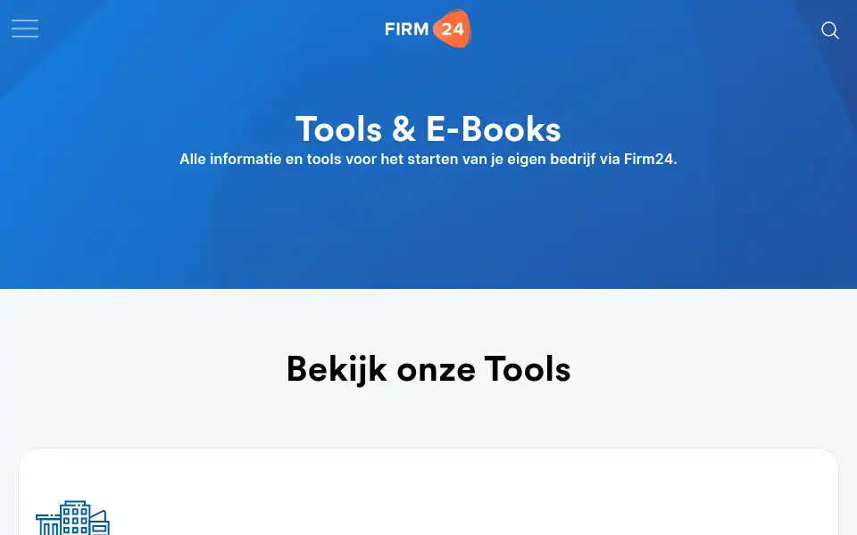 Screenshot of firm24.nl