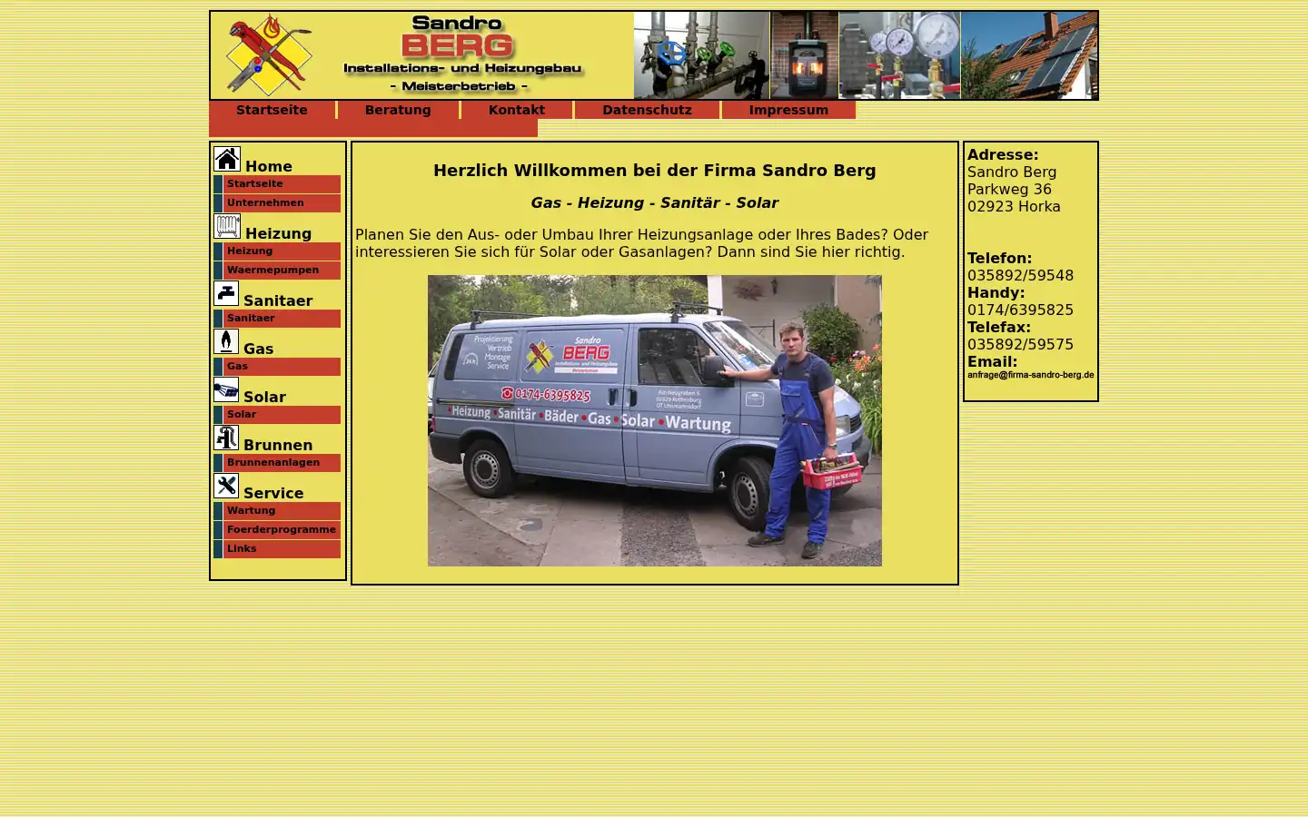 Screenshot of firma-sandro-berg.de